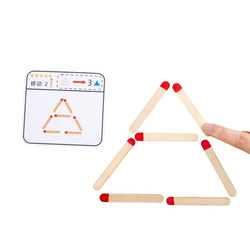 Gra Logiczna Matchstick Men Zagadki Logiczne Patyczki Zapałki Drewniane