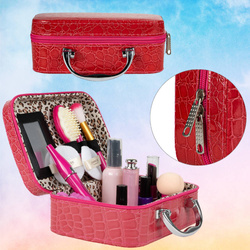 ZESTAW DO MAKIJAŻU I MANICURE W KUFERKU MAKE UP KOSMETYKI DLA DZIEWCZYNKI