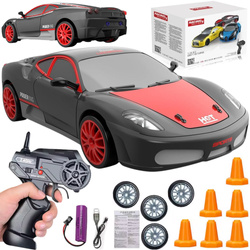AUTO DO DRIFTU STEROWANY NA PILOT SAMOCHÓD DRIFT NAPĘD 4X4 AKUMULATOR USB