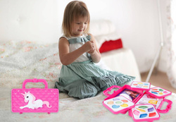 ZESTAW DO MALOWANIA MAKIJAŻU PAZNOKCI W TOREBCE