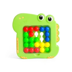 GRA DINOZAURY DINO UKŁADANKA PUZZLE DO IQ KLOCKI PINBALL DLA DZIECI ZABAWKA