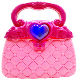 TOREBKA Na Kosmetyki KUFEREK ze Świecącym SERCEM