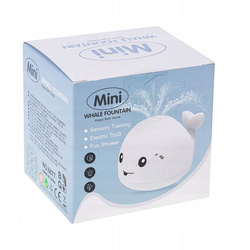 WIELORYB FONTANNA ŚWIECĄCA DO KĄPIELI WANNY WODY