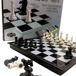 Szachy Warcaby MAGNETYCZNE chińczyk TRYMLA węże Zestaw 5 gier GRY 5w1