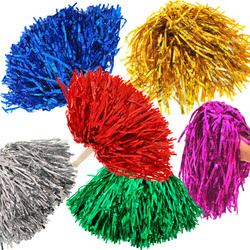 Pompony dla cheerleaderek czirliderki 2szt. kolor złoty