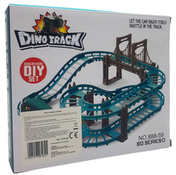 Tor Wyścigowy Dinozaur Dino Park ZESTAW autko