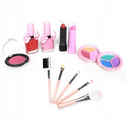 KUFEREK KOSMETYKÓW DO malowania MAKIJAŻU I PAZNOKCI ZESTAW dla dzieci