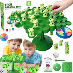 GRA RODZINNA BALANSUJĄCE ŻABKI DLA DZIECI I RODZINY SPADAJĄCE WESOŁE ŻABA