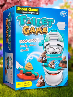 ŚMIESZNA GRA WESOŁY SEDES TOALETA ŚMIESZNA ZABAWKA KUPA PRANK