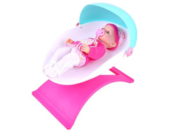 LALKA BOBAS ZESTAW 16W1 KRZESEŁKO LEŻACZEK WANIENKA NA PREZENT DLA DZIECI