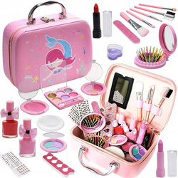 KUFEREK KOSMETYKÓW DO malowania MAKIJAŻU I PAZNOKCI ZESTAW dla dzieci