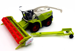 Duży KOMBAJN ZBOŻOWY Z NAPĘDEM RUCHOME ELEMENTY IDEALNY HARVESTER TRAKTOR