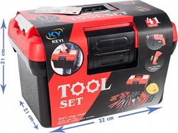 SKRZYNKA + Narzędzia ZESTAW DLA DZIECI WARSZTAT