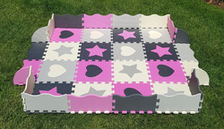 DUŻA MATA PIANKOWA 52 PUZZLE GRUBA XXL BEZPIECZNA