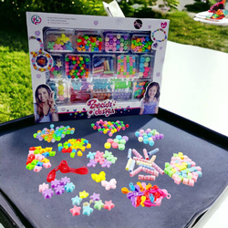 Zestaw koralików do robienia biżuterii KORALIKI XL