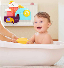 Fontanna do wody kąpieli zabawka dla dzieci kranik słonik młynek wodny słoń