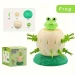 WYSKAKUJĄCA SKACZĄCA ŻABA GRA BECZKA JAJKO Z ŻABKĄ DLA DZIECI NA PREZENT