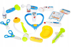 ZESTAW DO REANIMACJI WÓZEK MAŁY LEKARZ EKG AKCESORIA DO ZABAWY DLA DZIECI