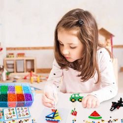 Koraliki Do Prasowania Zestaw XXXL Szablony kuferek PREZENT ŚWIĘTA GWIAZDKA