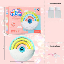 APARAT TĘCZA AUTOMAT DO ROBIENIA BANIEK NA BAŃKI MYDLANE BATERIE PASEK PŁYN