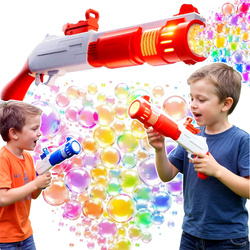 SHOTGUN KARABIN DO BANIEK AUTOMAT NA BAŃKI MYDLANE PISTOLET LED NA BATERIE