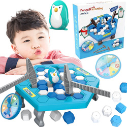 Gra Pingwin na lodowisku pułapka tafla lodu URATUJ PINGWINA ZRĘCZNOŚCIOWA