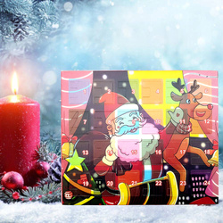 KALENDARZ ADWENTOWY DLA DZIEWCZYNKI BRANSOLETKA ZAWIESZKI BIŻUTERIA CHARMS