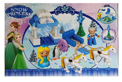 MEGA KLOCKI LODOWA KSIĘŻNICZKA ELSA KAROCA 77 EL.