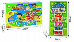 GRA W KLASY DUZA MATA DLA DZIECI DO SKAKANIA KULTOWA ZABAWA ZRĘCZNOŚCIOWA