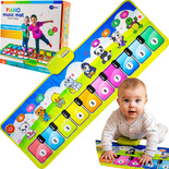 MATA MUZYCZNA DO TAŃCA I GRY Z PIANINEM KEYBOARD NAGRYWA GŁOŚNIK NA BATERIE