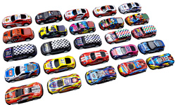 ZESTAW RESORAKÓW AUTEK z napędem METALOWE Autka RESORAKI SAMOCHÓD Auto Auta