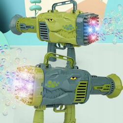 BAZOOKA do Robienia Baniek Pistolet NA BAŃKI AUTOMAT MASZYNA Baterie + PŁYN