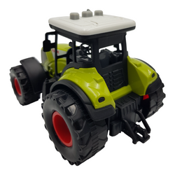 TRAKTOR I PRZYCZEPA ZESTAW FARMERA DLA DZIECI MASZYNY ROLNICZE ZABAWKI