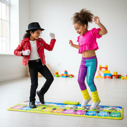 MATA MUZYCZNA DO TAŃCA I GRY Z PIANINEM KEYBOARD NAGRYWA GŁOŚNIK NA BATERIE