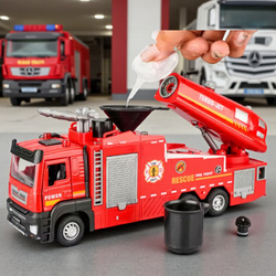 Metalowa Straż Pożarna Samochód Strażacki Zabawka Wóz Strażacki Dla Dzieci