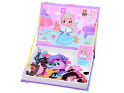 Książka układanka magnetyczna Lalka ubrania