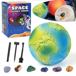 SKAMIELINA ZIEMIA KOPALNIA KRYSZTAŁÓW WYKOPALISKA DLA DZIECI ZESTAW ZABAWKA