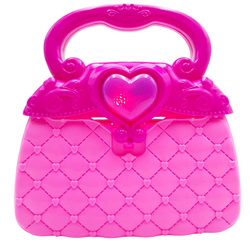 TOREBKA Na Kosmetyki KUFEREK ze Świecącym SERCEM