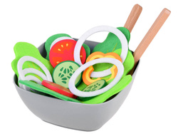 Miska sałaty drewniane warzywa sałatka ZA4194