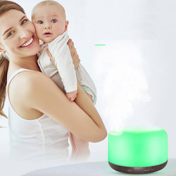 NAWILŻACZ POWIETRZA LAMPKA NOCNA ZAPACHOWY DYFUZOR AROMATERAPIA RGB + PILOT