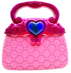 TOREBKA Na Kosmetyki KUFEREK ze Świecącym SERCEM