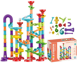 TOR kulkowy KULODROM wyścig DLA KULEK Marble ZESTAW KULKI WYRZUTNIA 113 el.