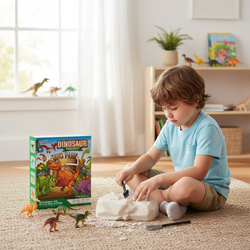 WYKOPALISKA DINO SKAMIELINA Z DINOZAUREM SPINKI MAŁY ARCHEOLOG ODKRYWCA