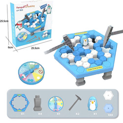 Gra Pingwin na lodowisku pułapka tafla lodu URATUJ PINGWINA ZRĘCZNOŚCIOWA