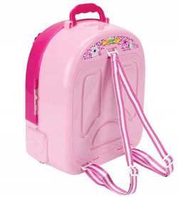 Toaletka Zestaw Piękności i Domek dla Lalki w Walizce PLECAK Zabawka Dzieci