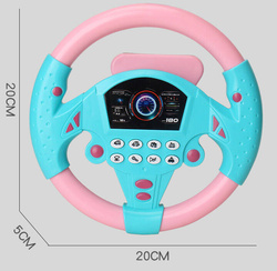 KIEROWNICA z przyssawką INTERAKTYWNA MUZYCZNA PROWADZENIE AUTA