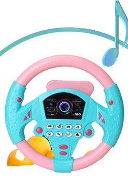 KIEROWNICA z przyssawką INTERAKTYWNA MUZYCZNA PROWADZENIE AUTA