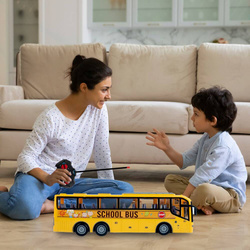 AUTOBUS SZKOLNY ZDALNIE STEROWANY JEŻDŻĄCY INTERAKTYWNY PILOT DLA DZIECI