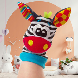 GRZECHOTKI DLA NIEMOWLĄT OPASKI NA RĄCZKI SKARPETKI SENSORYCZNE 3D MIĘKKIE