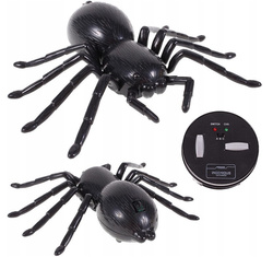 PAJĄK INTERAKTYWNY NA PILOTA ZDALNIE STEROWANY CHODZI ŚWIECĄCE OCZY